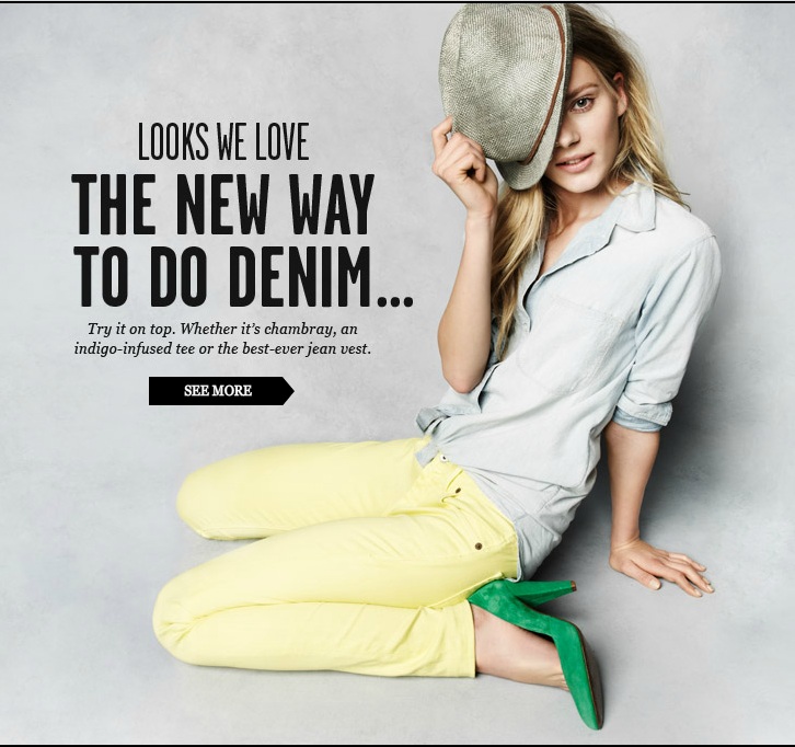 madewell pastel jeans