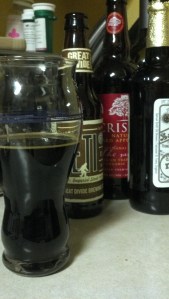 8 pm - Thom tries to get me to drink his scavenger beer.  It sucks. 