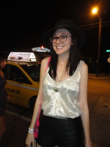 Granada - Silk Blouse and Glasses