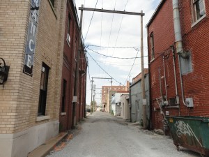 Lurking in alleyways..