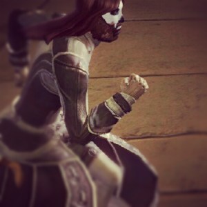 Day of the Dead look in action.