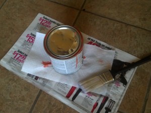 1pm - Bonus: Paint can with Ulta flyer. 