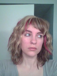 10am - Fixing my hair...