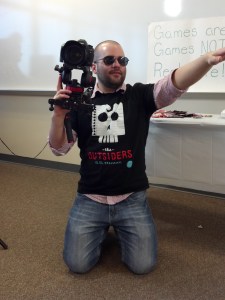 3pm - Proof there really was a camera present and Kat wasn't just yelling at Brian for fun. 