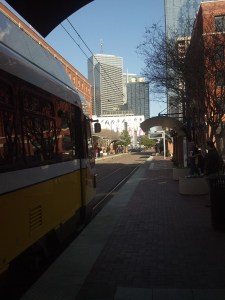 4pm - The Dart pulls into the station. 