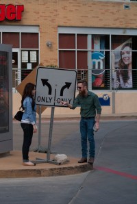 4pm - Running into Bryan and Cindy at Mockingbird Station, where I was being creepy with the DSLR.