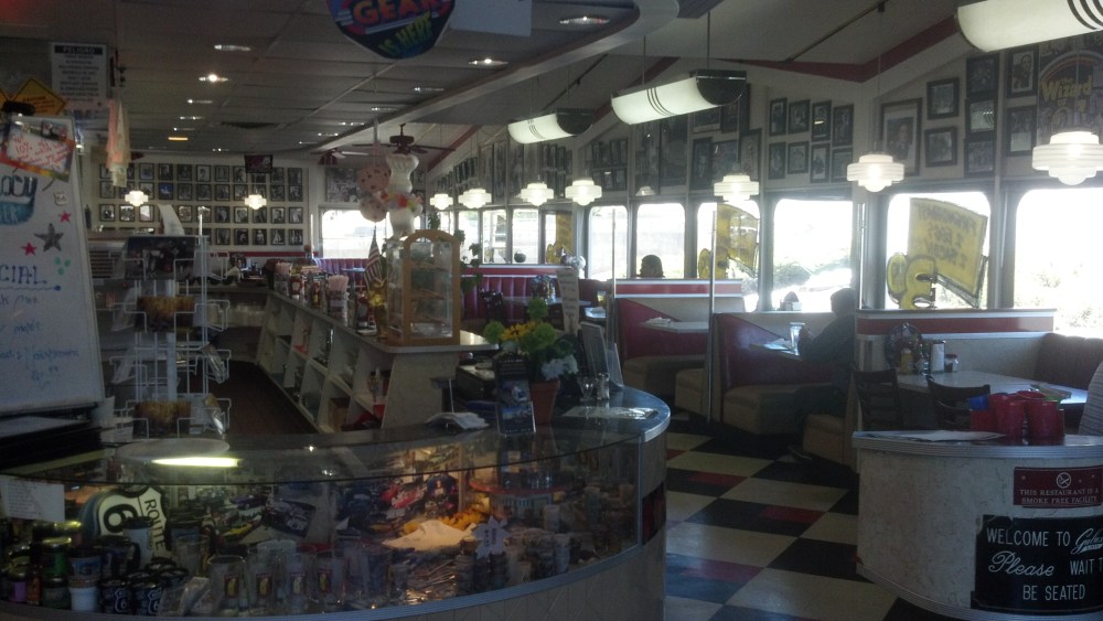 The Galaxy Diner in Flagstaff being exactly as you'd imagine it. (Ok so Flagstaff is not a small town really.)