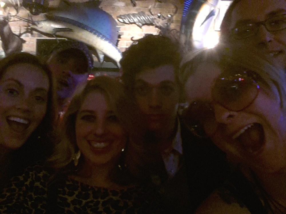 After the show, at St. Pete's.