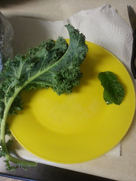 kale and mint