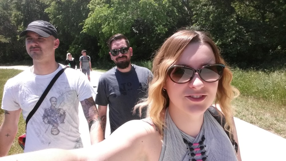 Same bike path, new destination. 