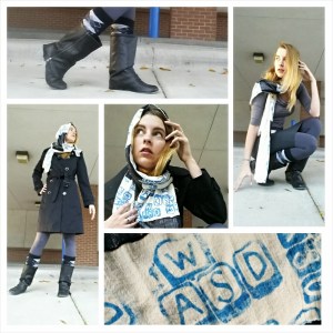 WASD Scarf Future Gray Outfit