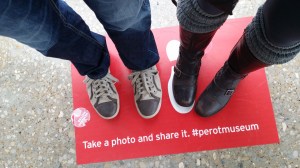 Hashtag Perot Museum.