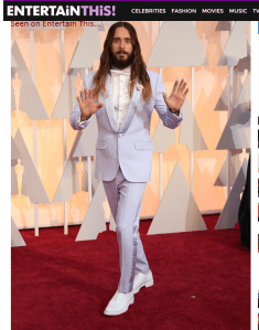 Jared "Buddy Christ" Leto at the Oscars
