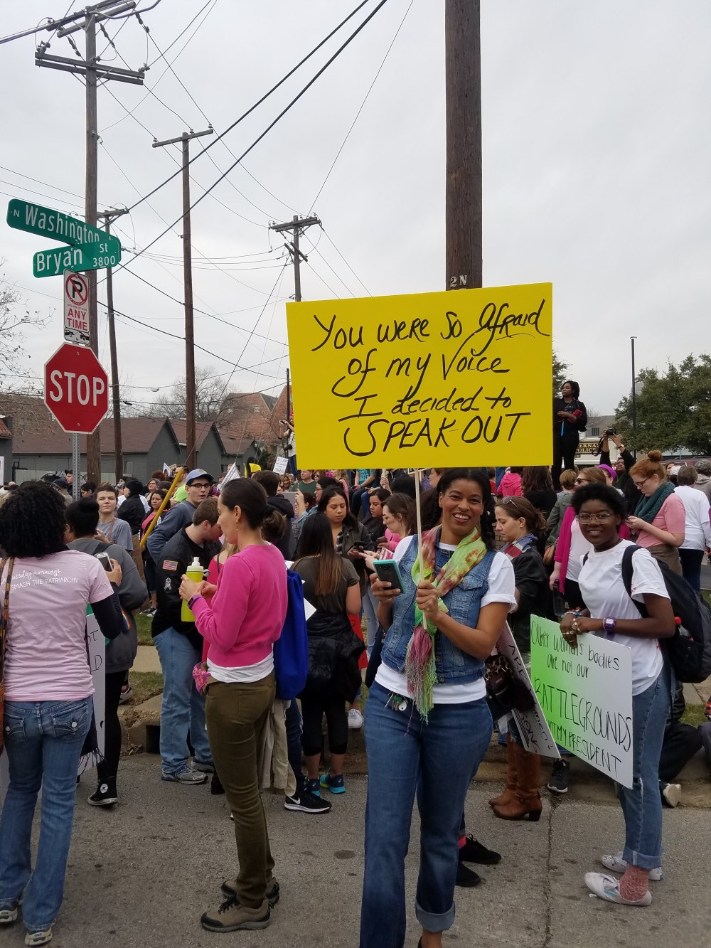 You were so afraid of my voice - I decided to speak out.