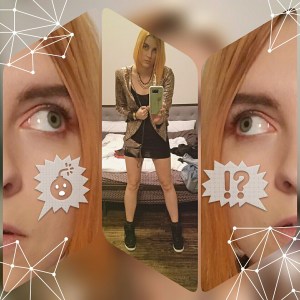 NYE Outfit - alternate title: When You Wind Up Throwing Something On and Rolling Your Eyes At Yourself. 